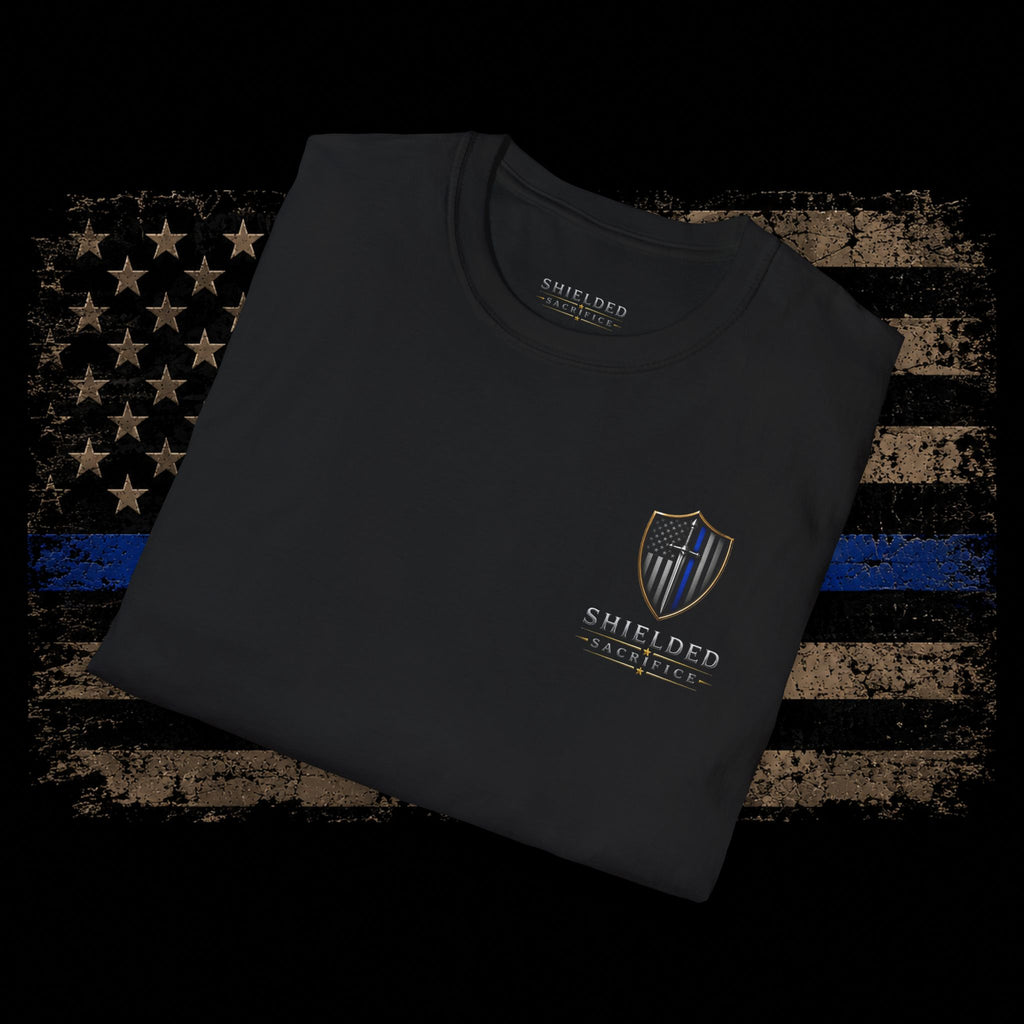 Shielded Sacrifice K9 T-Shirt — "Run If You Want, My Partner Loves Cardio"