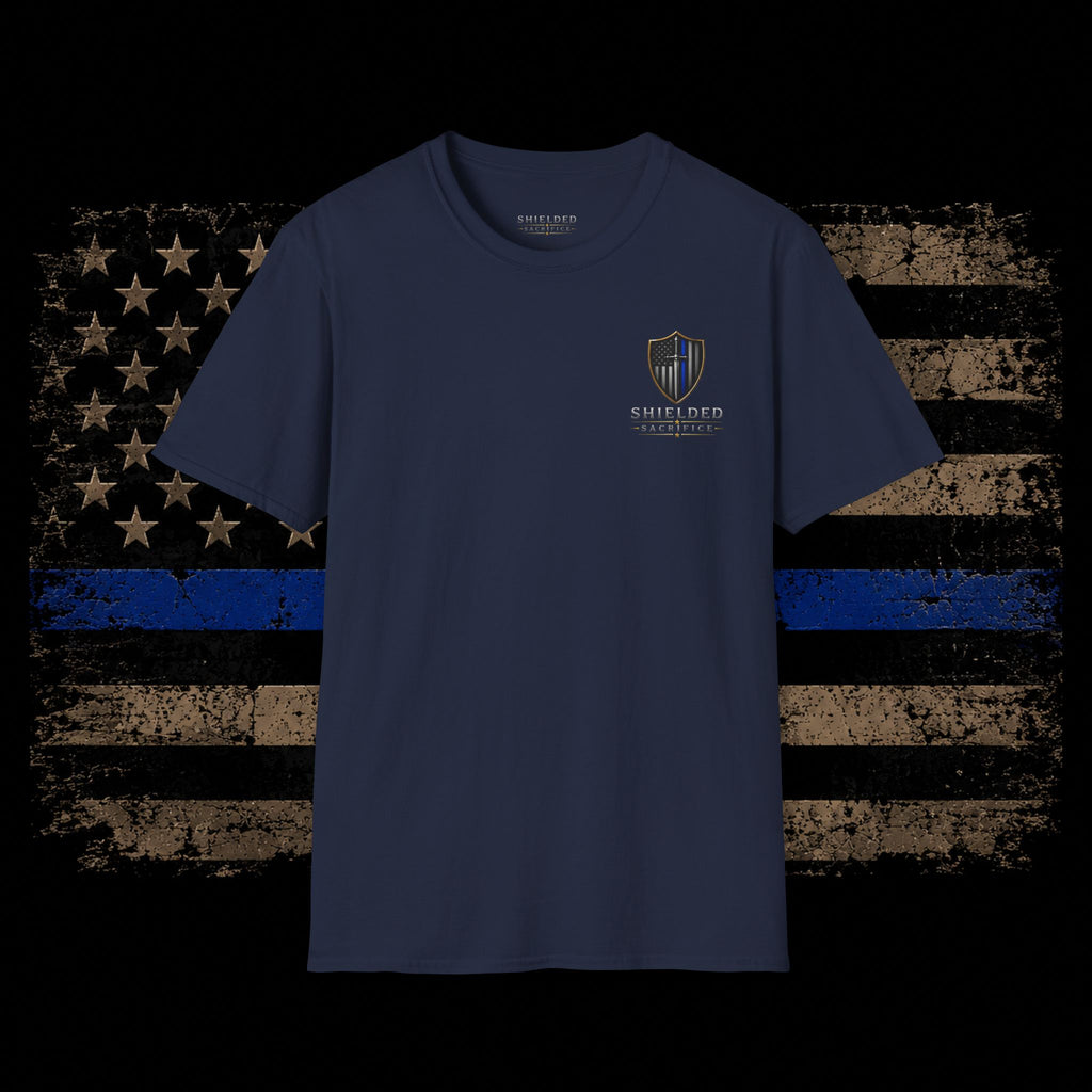 Shielded Sacrifice: The Call Pursuit T-Shirt