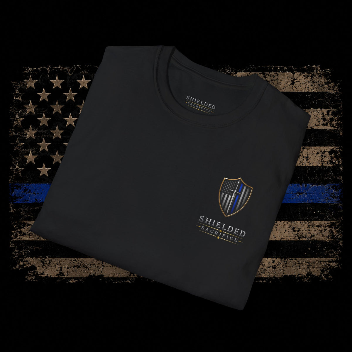 T-Shirt — Shielded Sacrifice "Release the Fur Missile" K9 Thin Blue Line