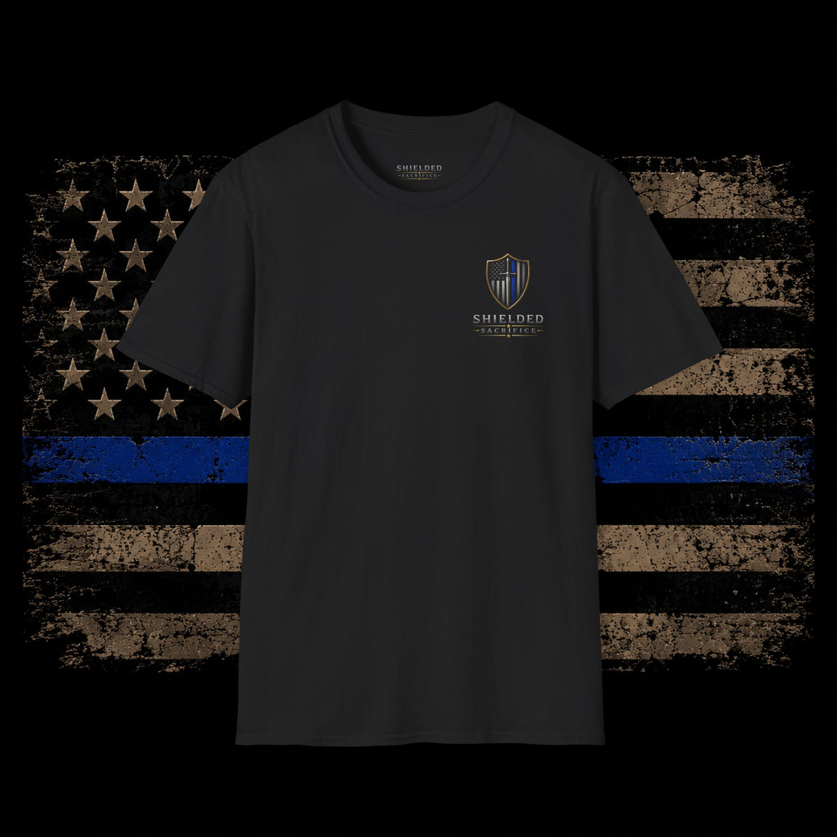 Shielded Sacrifice K9 T-Shirt — "Run If You Want, My Partner Loves Cardio"