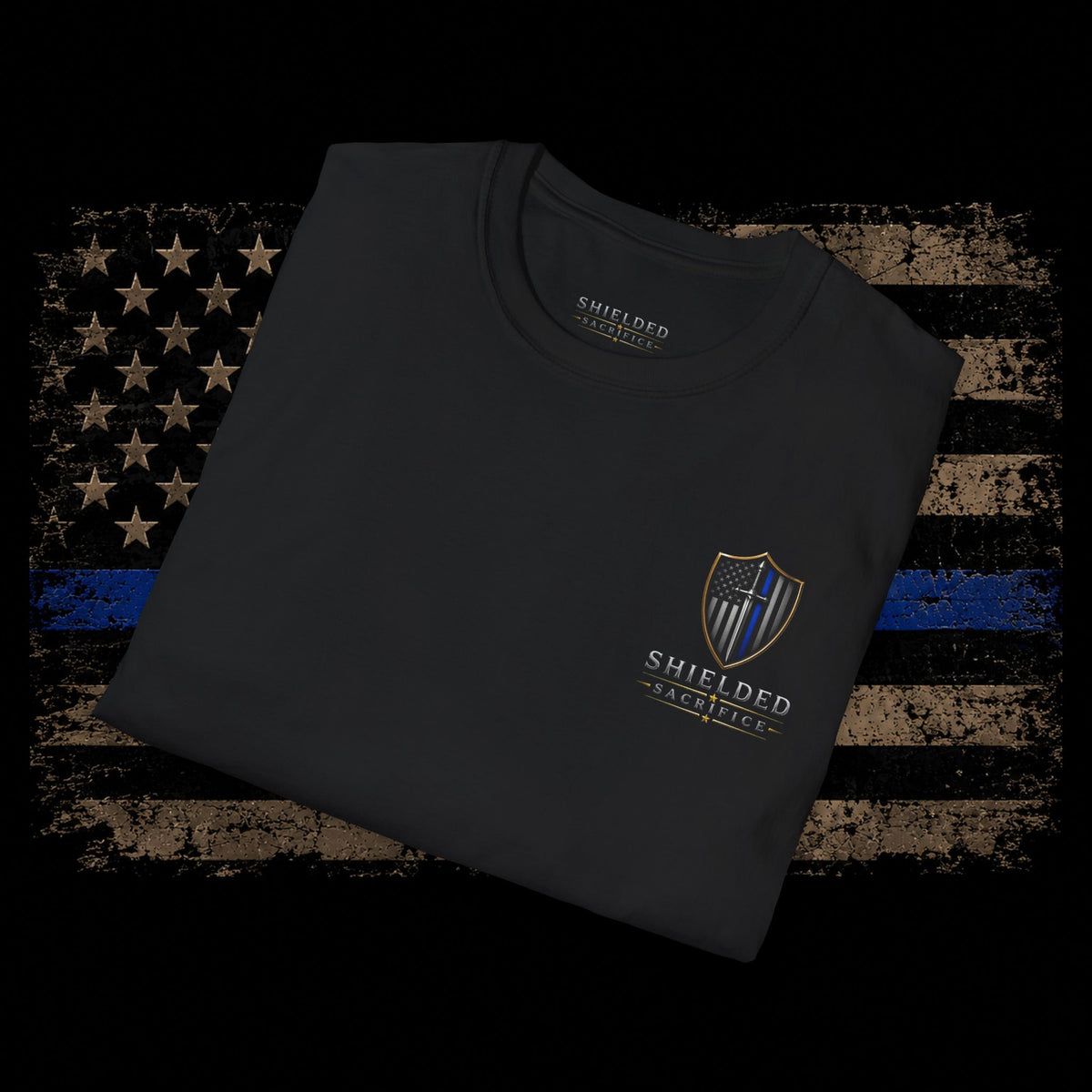 Shielded Sacrifice: The Call Pursuit T-Shirt