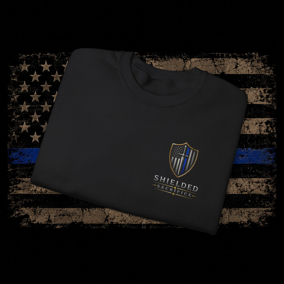 K9 Handler Sweatshirt — "One Leash, Two Warriors, One Mission" Crewneck