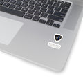 Thin Blue Line Shield Sticker — Shielded Sacrifice Kiss-Cut Vinyl Laptop Decal