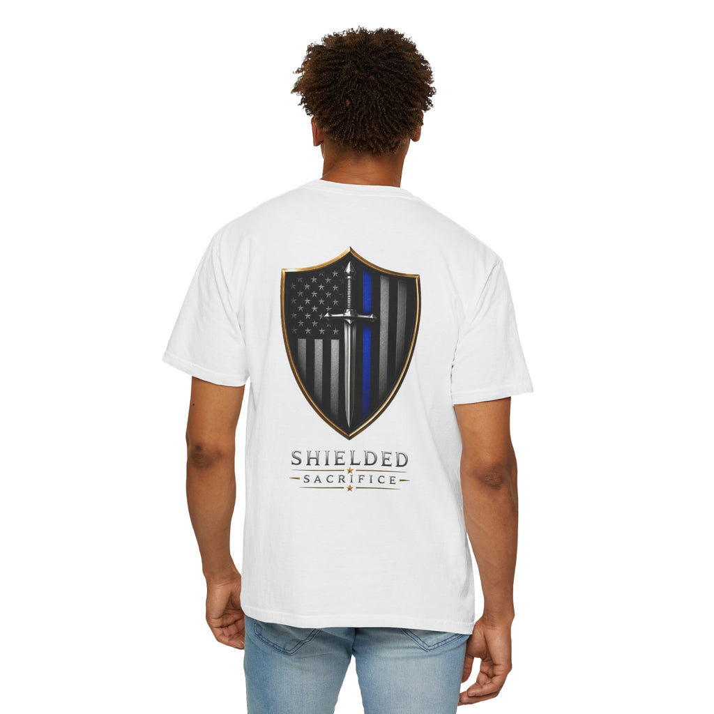 Shielded Sacrifice Thin Blue Line T-Shirt
