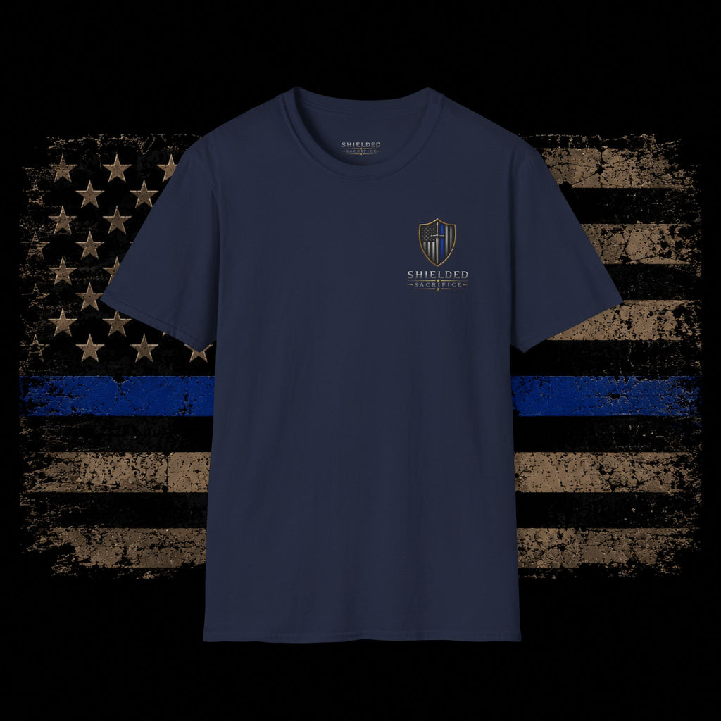 Shielded Sacrifice K9 T-Shirt — "Run If You Want, My Partner Loves Cardio"