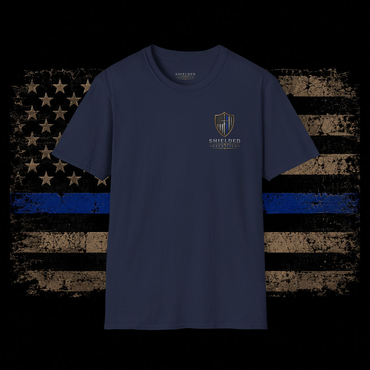 Shielded Sacrifice K9 T-Shirt — "Run If You Want, My Partner Loves Cardio"