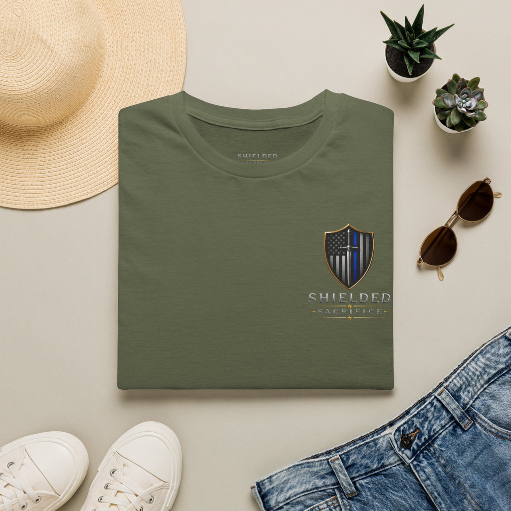 Pop, Lock, and Drop K9 T-Shirt — Small Shield Emblem Chest Print