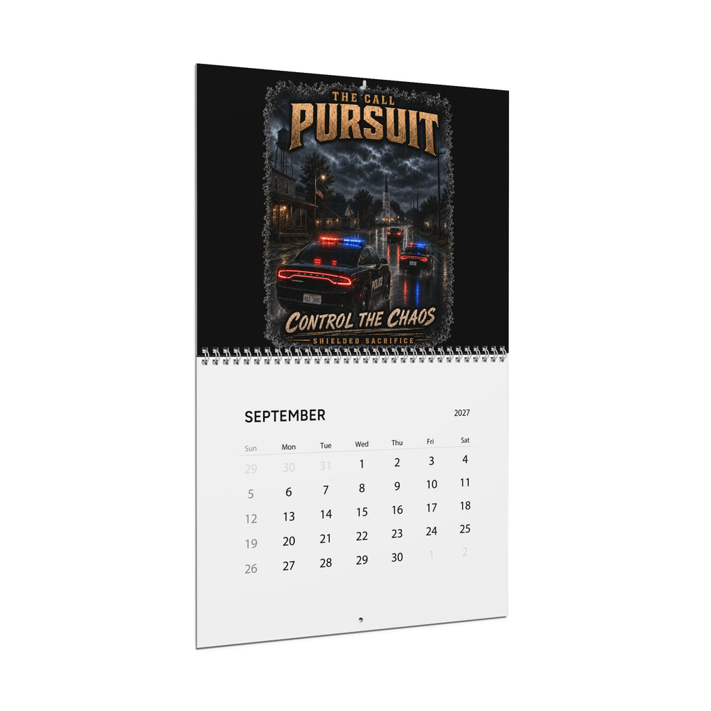 2027 Faith & First Responder Wall Calendar — "Fear Thou Not / The Call of Pursuit"