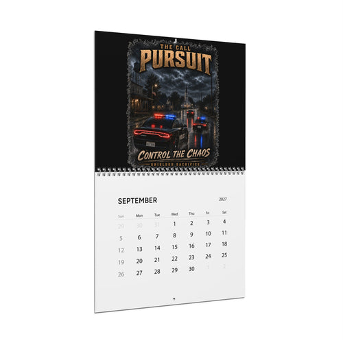 2027 Faith & First Responder Wall Calendar — "Fear Thou Not / The Call of Pursuit"
